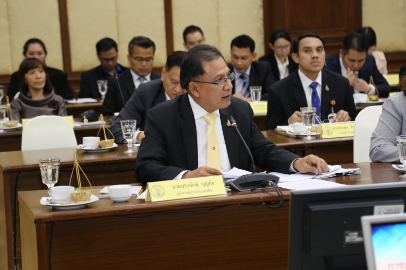 การประชุมหารือร่วมระหว่างคณะกรรมาธิการกิจการองค์กรอิสระตามรัฐธรรมนูญ วุฒิสภา และคณะกรรมการตรวจเงินแผ่นดิน  ผู้ว่าการตรวจเงินแผ่น