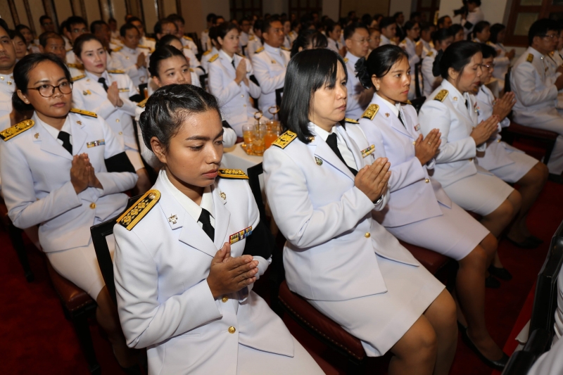 2562-09-25 สตง.ร่วมเป็นเจ้าภาพบำเพ็ญกุศลพระพิธีธรรมสวดพระอภิธรรมศพ พลเอก เปรม  ติณสูลานนท์ อดีตประธานองคมนตรีและรัฐบุรุษ 