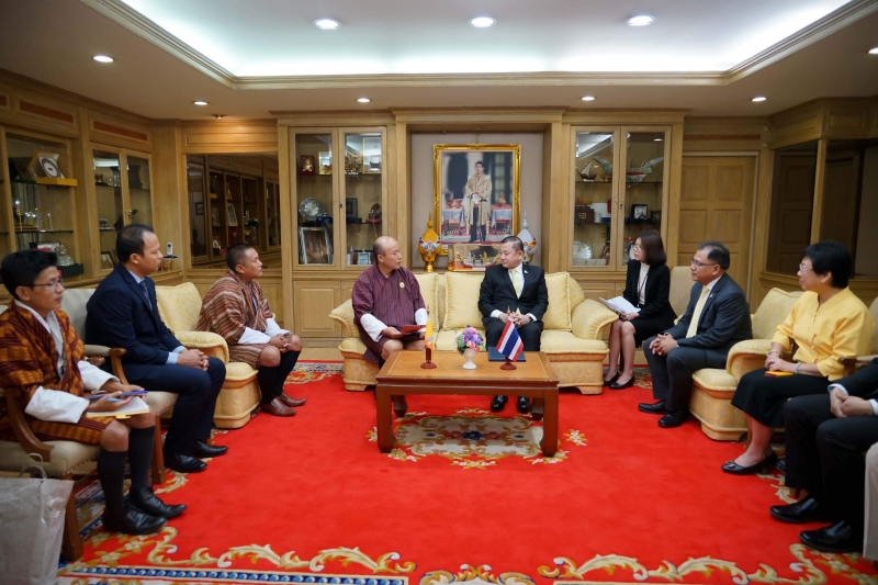 คณะผู้แทนจากสตง. ราชอาณาจักรภูฏาน เข้าเยี่ยมคารวะ ปตง. ผตง. และคณะผู้บริหาร สตง. ประเทศไทย