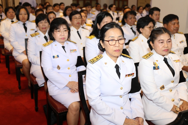 2562-09-25 สตง.ร่วมเป็นเจ้าภาพบำเพ็ญกุศลพระพิธีธรรมสวดพระอภิธรรมศพ พลเอก เปรม  ติณสูลานนท์ อดีตประธานองคมนตรีและรัฐบุรุษ 