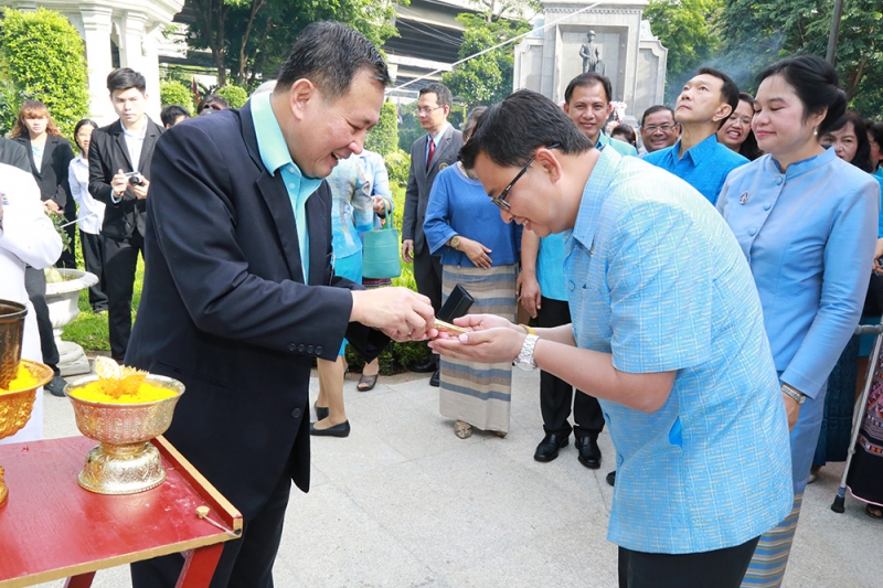 พิธีถวายเครื่องราขสักการะ วันคล้ายวันสถาปนา สตง.ครบ 101 ปี