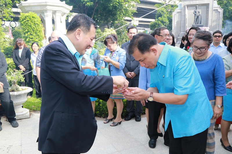 พิธีถวายเครื่องราขสักการะ วันคล้ายวันสถาปนา สตง.ครบ 101 ปี