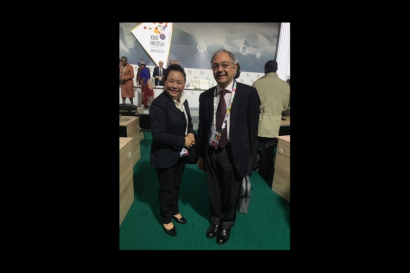 การประชุมสมัชชาองค์การสถาบันการตรวจสอบสูงสุดระหว่างประเทศ (INCOSAI) ครั้งที่ 23 ณ Manege Central Exhibition Hall กรุงมอสโก สหพัน