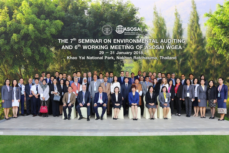 The State Audit Office of the Kingdom of Thailand hosted the 7th Seminar on Environmental Auditing and 6th Working Meeting of AS