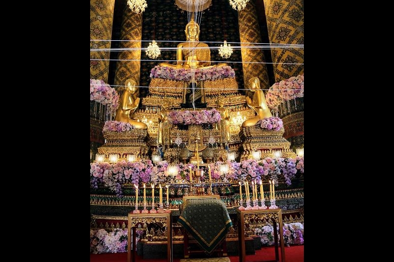 พิธีอธิษฐานจิตมวลสาร แผ่นจาร และแผ่นดวงชะตา 