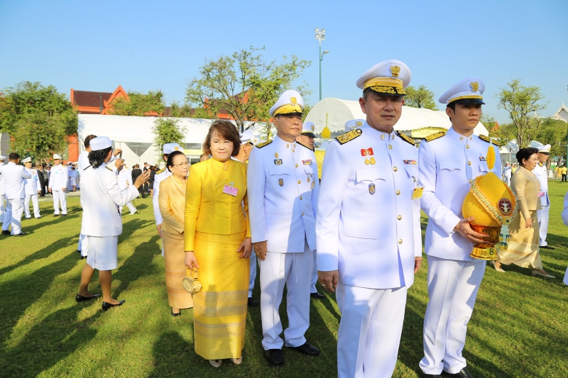 สตง.ร่วมพิธีวางพานพุ่มและถวายบังคมฯ 5 ธันวาคม 2561