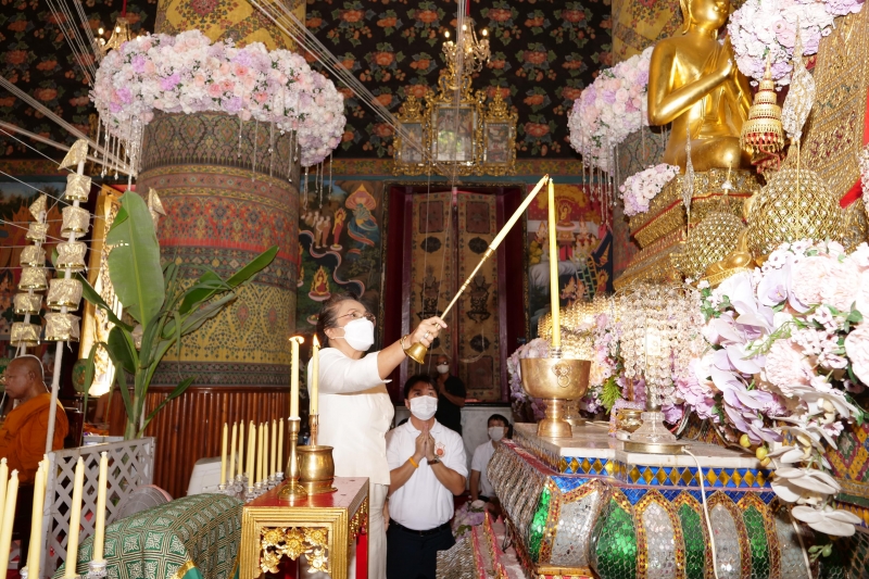 พิธีอธิษฐานจิตมวลสาร แผ่นจาร และแผ่นดวงชะตา 