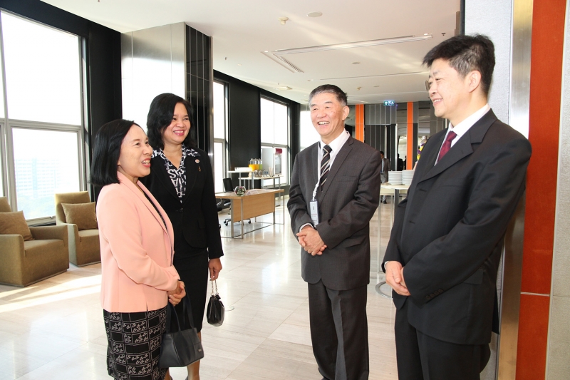 พิธีเปิดการประชุมคณะกรรมการโครงการจัดทำมาตรฐานด้านการเก็บรวบรวมข้อมูลสำหรับการตรวจสอบ