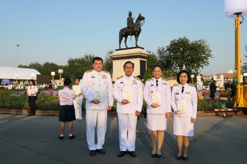  พิธีมหามงคลบำเพ็ญพระราชกุศล และเจริญพระพุทธมนต์ถวายพระพรชัยมงคล