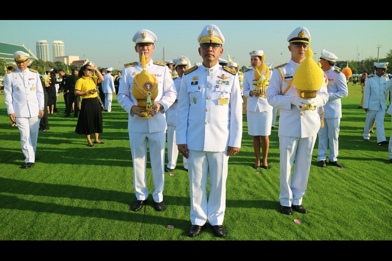 สตง.ร่วมพิธีวางพานพุ่มและถวายบังคมฯ 5 ธันวาคม 2561