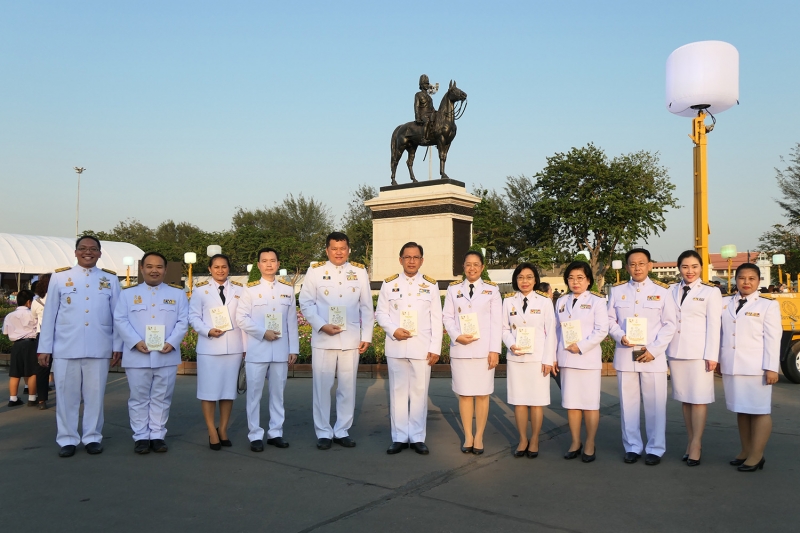  พิธีมหามงคลบำเพ็ญพระราชกุศล และเจริญพระพุทธมนต์ถวายพระพรชัยมงคล