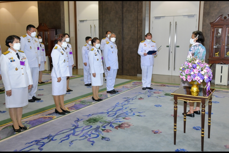 สมเด็จพระกนิษฐาธิราชเจ้า กรมสมเด็จพระเทพรัตนราชสุดา ฯ สยามบรมราชกุมารี พระราชทานพระราชวโรกาสให้คณะกรรมการตรวจเงินแผ่นดิน ผู้ว่าก