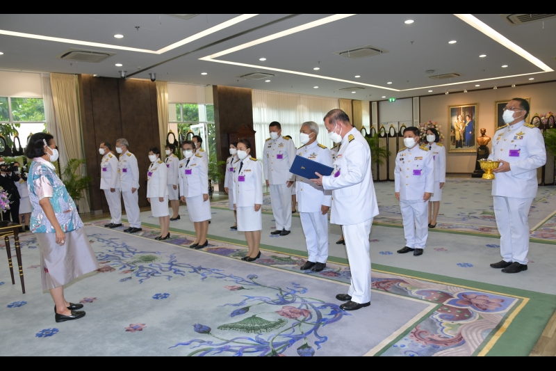 สมเด็จพระกนิษฐาธิราชเจ้า กรมสมเด็จพระเทพรัตนราชสุดา ฯ สยามบรมราชกุมารี พระราชทานพระราชวโรกาสให้คณะกรรมการตรวจเงินแผ่นดิน ผู้ว่าก