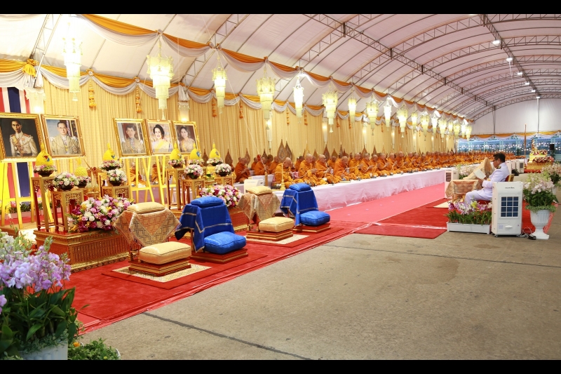 พิธีมหามงคลบำเพ็ญพระราชกุศลและเจริญพระพุทธมนต์ถวายพระพรชัยมงคล