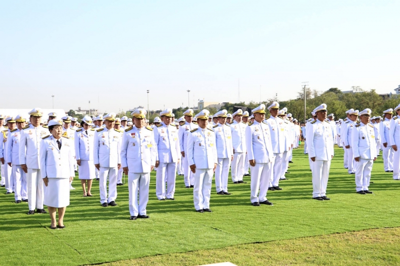 สตง.ร่วมพิธีวางพานพุ่มและถวายบังคมฯ 5 ธันวาคม 2561