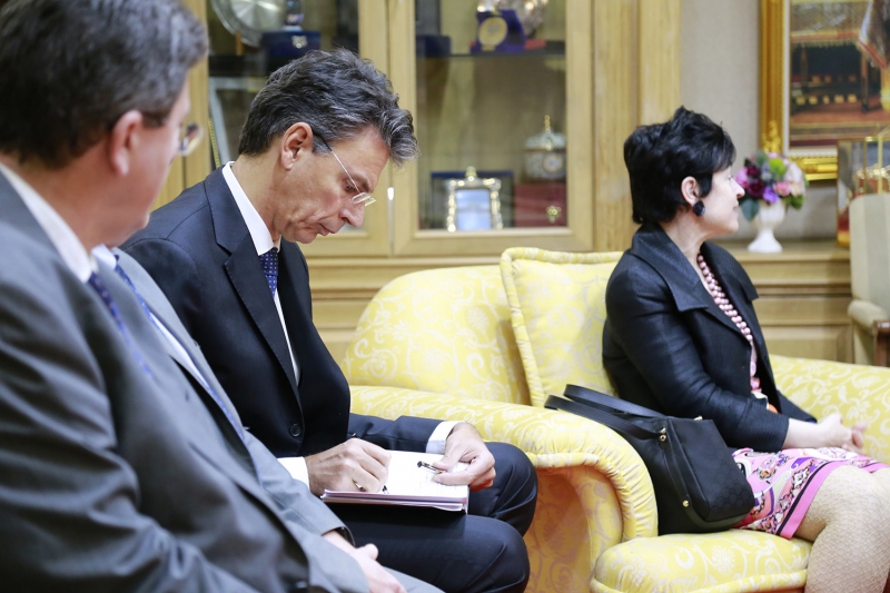 เอกอัครราชทูตอิตาลีประจำประเทศไทย พร้อมคณะเข้าเยี่ยมคารวะ ปตง. และ ผตง.