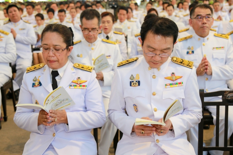 พิธีมหามงคลบำเพ็ญพระราชกุศลและเจริญพระพุทธมนต์ถวายพระพรชัยมงคล