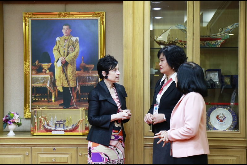 เอกอัครราชทูตอิตาลีประจำประเทศไทย พร้อมคณะเข้าเยี่ยมคารวะ ปตง. และ ผตง.