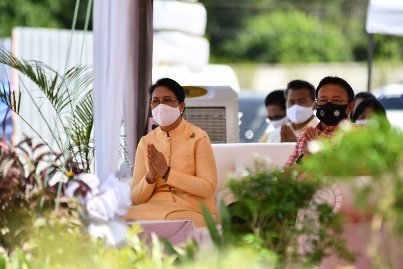 พิธีวางศิลาฤกษ์อาคารที่ทำการและอาคารชุดพักอาศัย สำนักตรวจเงินแผ่นดินจังหวัดสระแก้ว