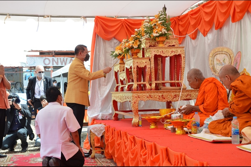 พิธีวางศิลาฤกษ์อาคารที่ทำการและอาคารชุดพักอาศัย สำนักตรวจเงินแผ่นดินจังหวัดสระแก้ว