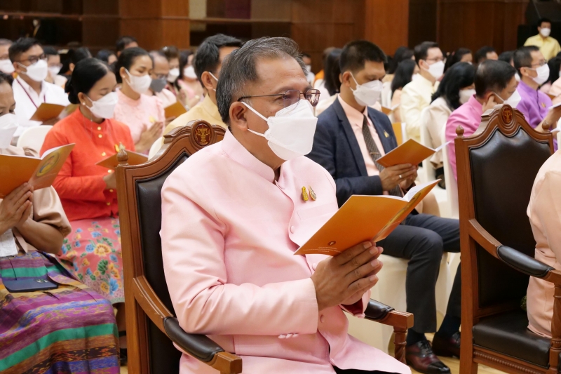 พิธีเจริญพระพุทธมนต์และเจริญจิตตภาวนาถวายพระพรชัยมงคลแด่สมเด็จพระเจ้าลูกเธอ เจ้าฟ้าพัชรกิติยาภา 