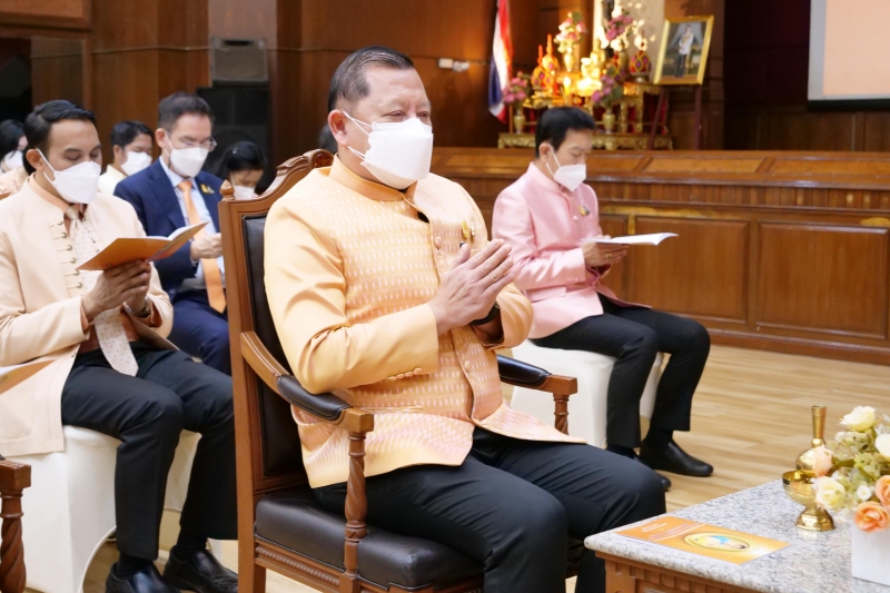 พิธีเจริญพระพุทธมนต์และเจริญจิตตภาวนาถวายพระพรชัยมงคลแด่สมเด็จพระเจ้าลูกเธอ เจ้าฟ้าพัชรกิติยาภา 