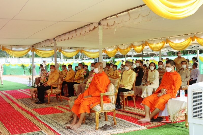 พิธีวางศิลาฤกษ์อาคารสำนักงานและอาคารชุดพักอาศัย สำนักตรวจเงินแผ่นดินจังหวัดปราจีนบุรี