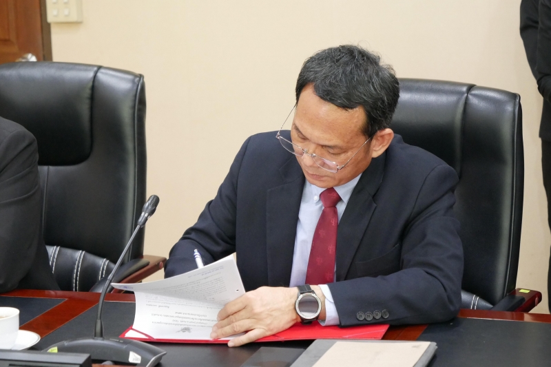 พิธีลงนามในสัญญาโครงการพัฒนาการตรวจเงินแผ่นดินอิเล็กทรอนิกส์แบบบูรณาการ (Thailand Smart e-Audit: TSEA) ระหว่าง สำนักงานการตรวจเง