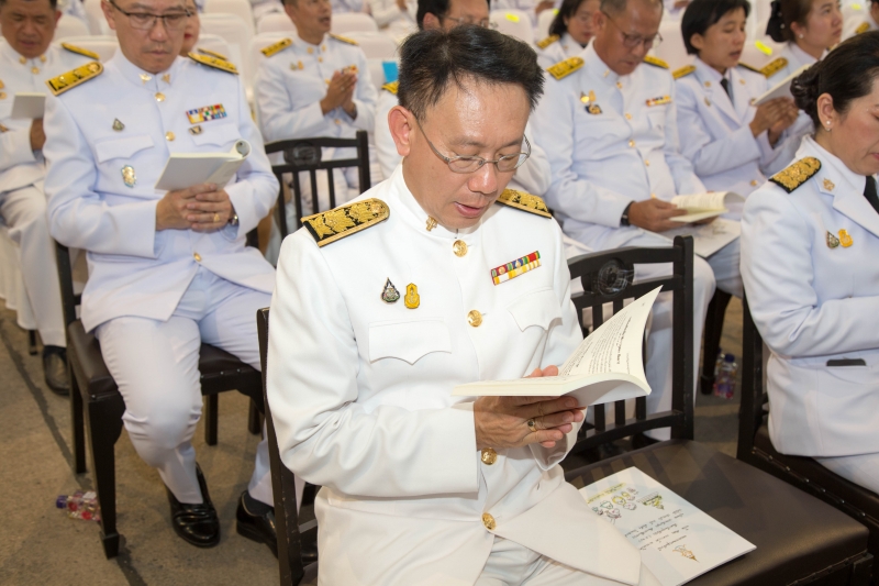  พิธีมหามงคลบำเพ็ญพระราชกุศลและเจริญพระพุทธมนต์ถวายพระพรชัยมงคล