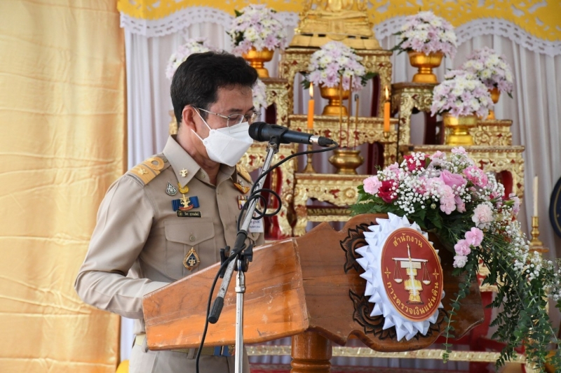 พิธีวางศิลาฤกษ์อาคารที่ทำการสำนักตรวจเงินแผ่นดินจังหวัดระนอง