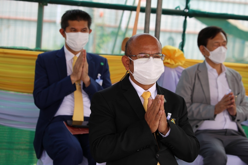 พิธีวางศิลาฤกษ์อาคารที่ทำการสำนักงานการตรวจเงินแผ่นดิน