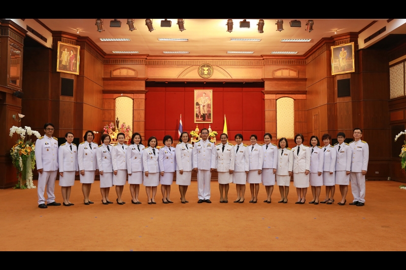 พีธีรับพระราชโองการโปรดเกล้าโปรดกระหม่อมแต่งตั้ง ผู้ว่าการตรวจเงินแผ่นดิน