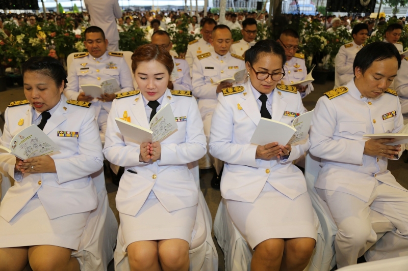 2562-03-25 พิธีมหามงคลบำเพ็ญพระราชกุศล และเจริญพระพุทธมนต์ถวายพระพรชัยมงคล