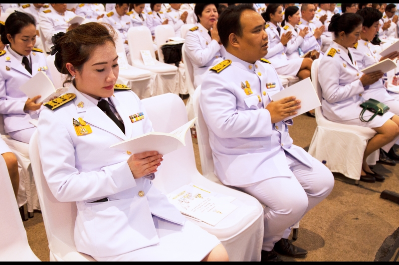  พิธีมหามงคลบำเพ็ญพระราชกุศลและเจริญพระพุทธมนต์ถวายพระพรชัยมงคล