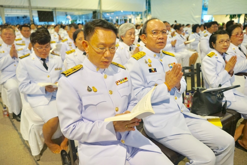 พิธีมหามงคลบำเพ็ญพระราชกุศลและเจริญพระพุทธมนต์ถวายพระพรชัยมงคล