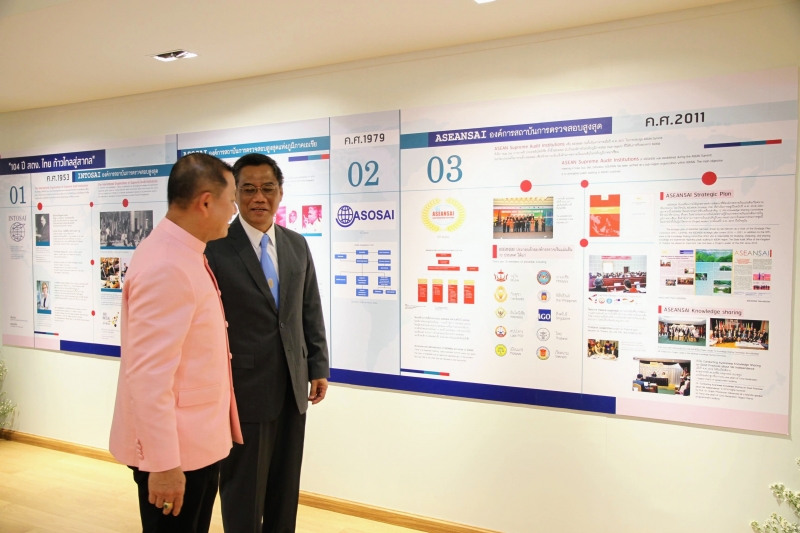  คณะผู้แทนหน่วยงานต่าง ๆ ร่วมแสดงความยินดีเนื่องในวันคล้ายวันสถาปนาสำนักงานการตรวจเงินแผ่นดิน  ครบรอบ 104 ปี