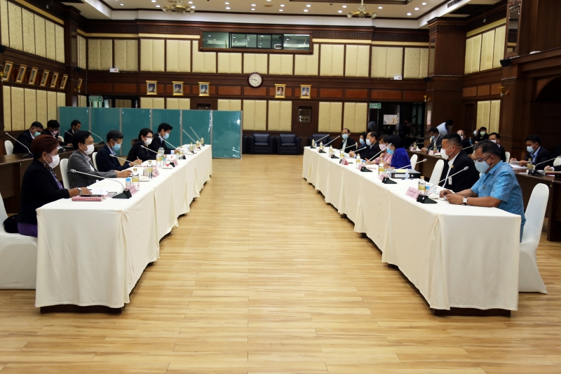 การประชุมเริ่มต้น (Kick Off) โครงการข้อตกลงคุณธรรมงานก่อสร้างอาคารที่ทำการสำนักงานการตรวจเงินแผ่นดิน (แห่งใหม่) พร้อมสิ่งก่อสร้