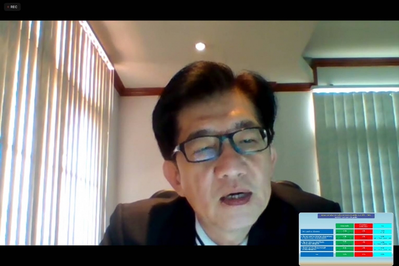 พิธีเปิดโครงการสัมมนา เรื่อง “การจัดทำกรอบแนวทางการวางนโยบายการตรวจเงินแผ่นดิน (พ.ศ. 2566-2570)” ผ่านระบบออนไลน์