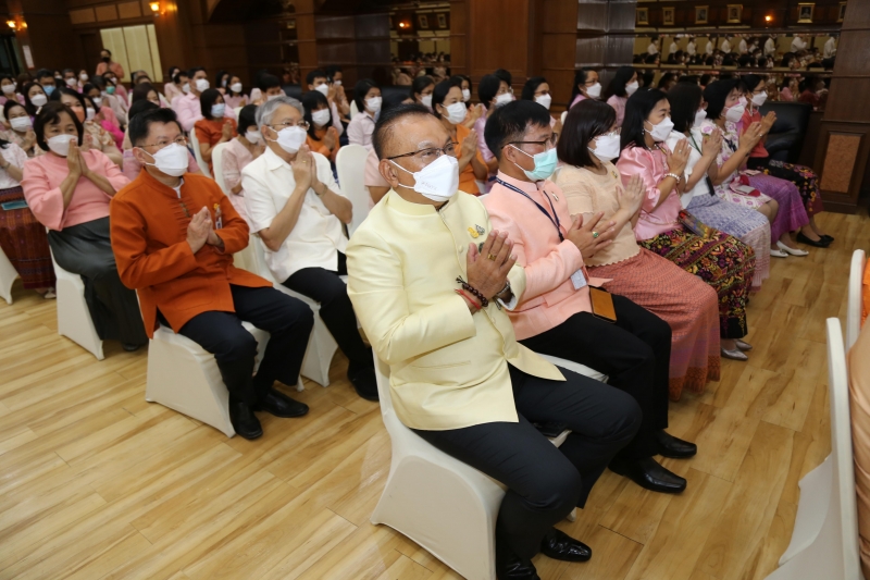 พิธีเจริญพระพุทธมนต์เพื่อความเป็นสิริมงคล เนื่องในโอกาสปีใหม่ พุทธศักราช 2566 ณ สำนักงานการตรวจเงินแผ่นดิน