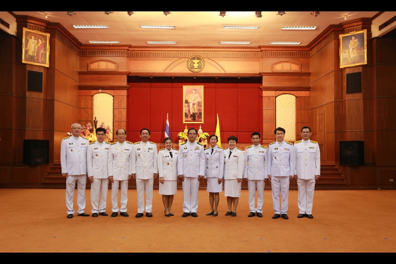 พีธีรับพระราชโองการโปรดเกล้าโปรดกระหม่อมแต่งตั้ง ผู้ว่าการตรวจเงินแผ่นดิน