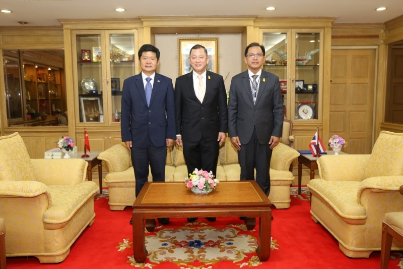 ปตง.ผตง.ให้การต้อนรับการเข้าเยี่ยมคารวะคณะผู้แทนมหาวิทยาลัยตรวจสอบหนานจิ