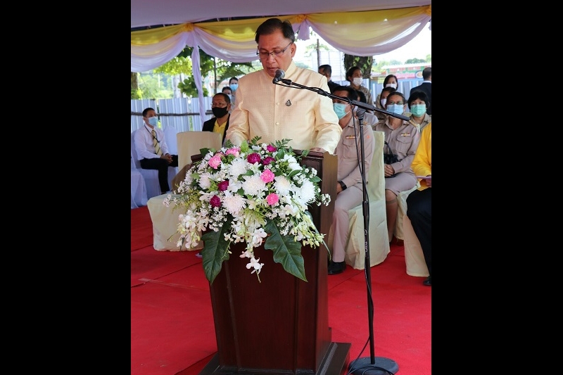 พิธีวางศิลาฤกษ์อาคารที่ทำการและอาคารชุดพักอาศัย สำนักตรวจเงินแผ่นดินจังหวัดนครนายก