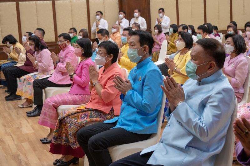 พิธีเจริญพระพุทธมนต์เพื่อความเป็นสวัสดิมงคล เนื่องในเทศกาลขึ้นปีใหม่ไทย (วันสงกรานต์) พุทธศักราช 2564