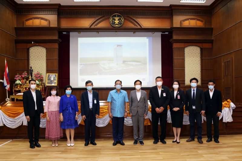 การประชุมเริ่มต้น (Kick Off) โครงการข้อตกลงคุณธรรมงานก่อสร้างอาคารที่ทำการสำนักงานการตรวจเงินแผ่นดิน (แห่งใหม่) พร้อมสิ่งก่อสร้