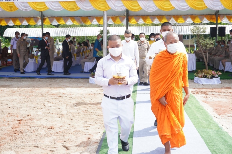 พิธีวางศิลาฤกษ์อาคารที่ทำการสำนักตรวจเงินแผ่นดินจังหวัดระนอง