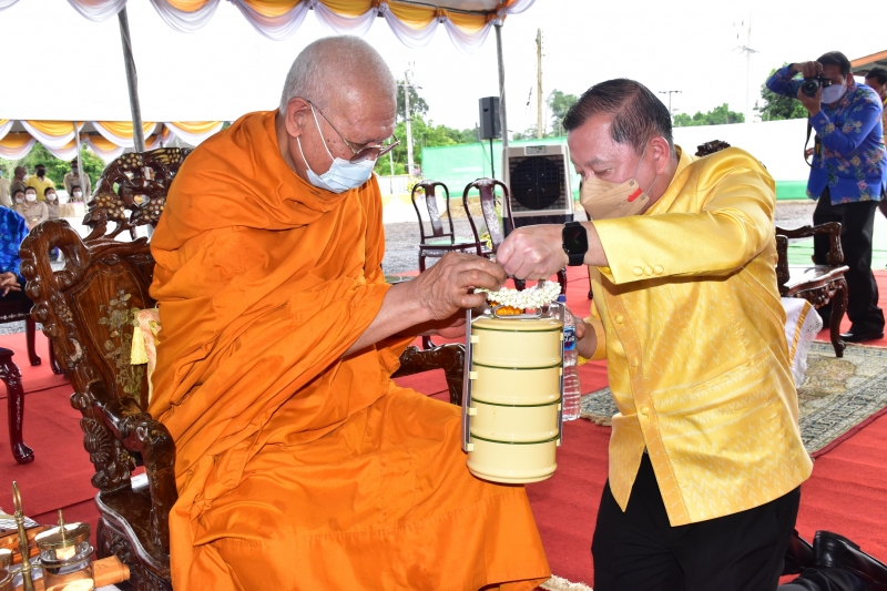 พิธีวางศิลาฤกษ์อาคารที่ทำการสำนักตรวจเงินแผ่นดินจังหวัดพัทลุง