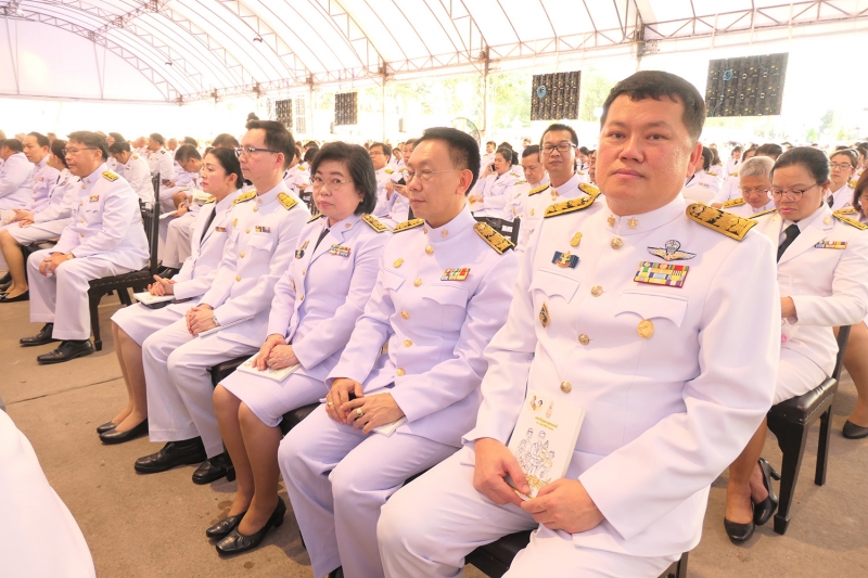  พิธีมหามงคลบำเพ็ญพระราชกุศล และเจริญพระพุทธมนต์ถวายพระพรชัยมงคล