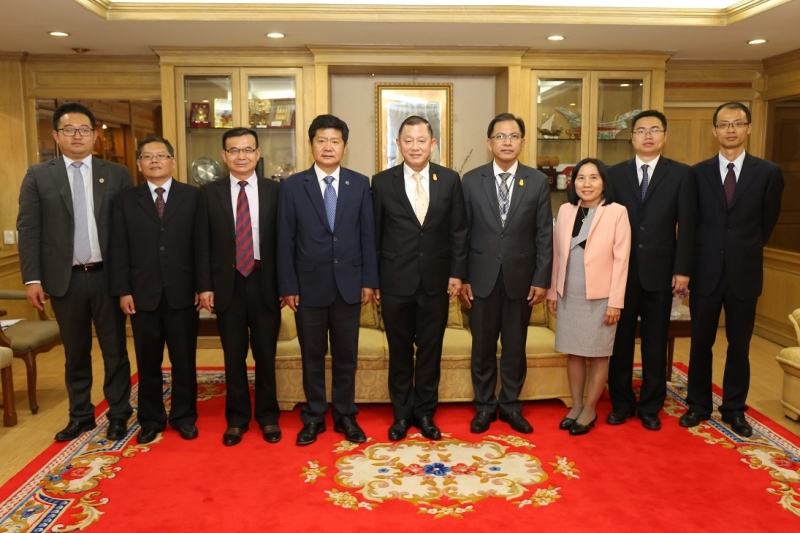 ปตง.ผตง.ให้การต้อนรับการเข้าเยี่ยมคารวะคณะผู้แทนมหาวิทยาลัยตรวจสอบหนานจิ