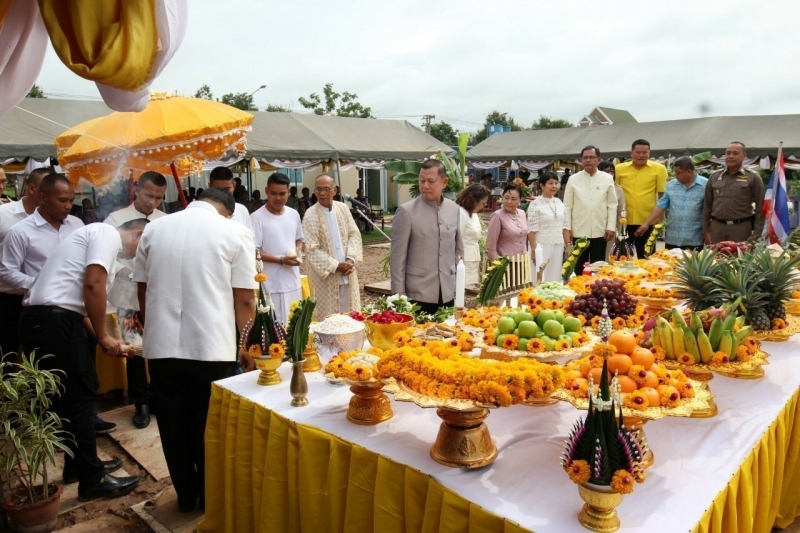 พิธีวางศิลาฤกษ์อาคารที่ทำการและอาคารชุดพักอาศัยสำนักตรวจเงินแผ่นดินจังหวัดชัยภูมิ