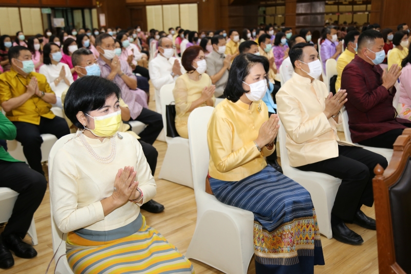 พิธีเจริญพระพุทธมนต์เพื่อความเป็นสวัสดิมงคล เนื่องในเทศกาลขึ้นปีใหม่ไทย (วันสงกรานต์) พุทธศักราช 2564